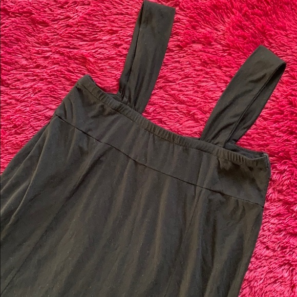 Black midi flowy dress - Picture 7 of 11